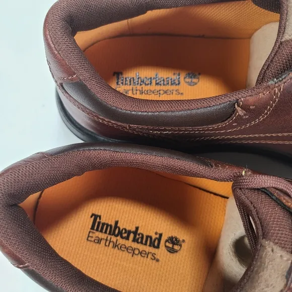 Timberland Richmont PT Oxford Brown Leather Lace Up Shoes Men Size 13