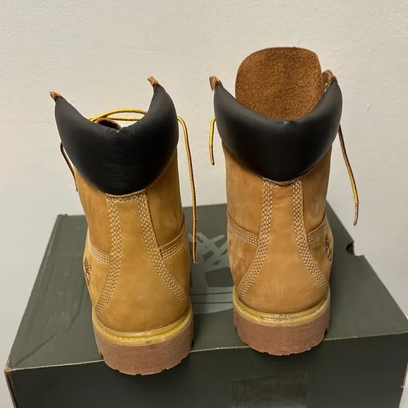 Timberland Tan and Black Ankle Boots with Nubuck Leather