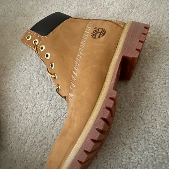 Timberland Tan Boots Rugged Nubuck Construction