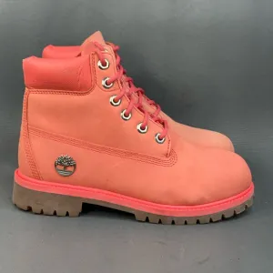 Timberland womens 6&quot; leather Premium Boot shoes size 5