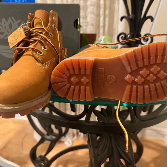 Timberland Youth Wheat Lace-Up Boots