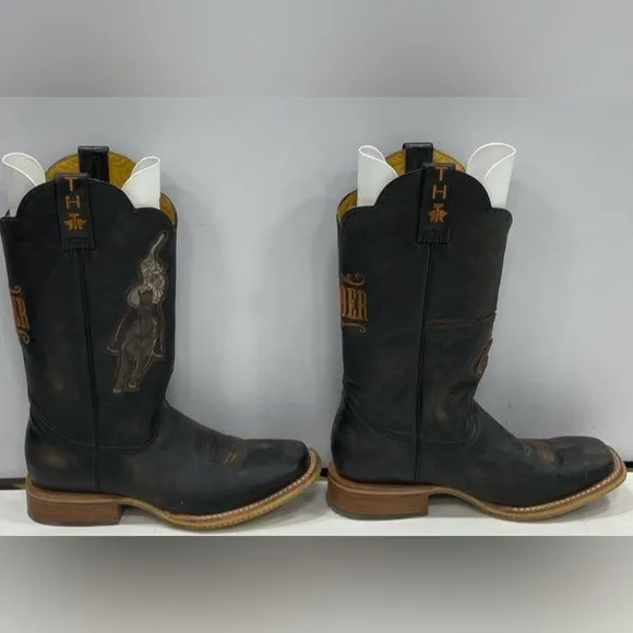 Tin Haul Black and Brown Men's Boots