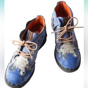 TMA EYES Leather Women's Ankle Boots 10W/42 worn once