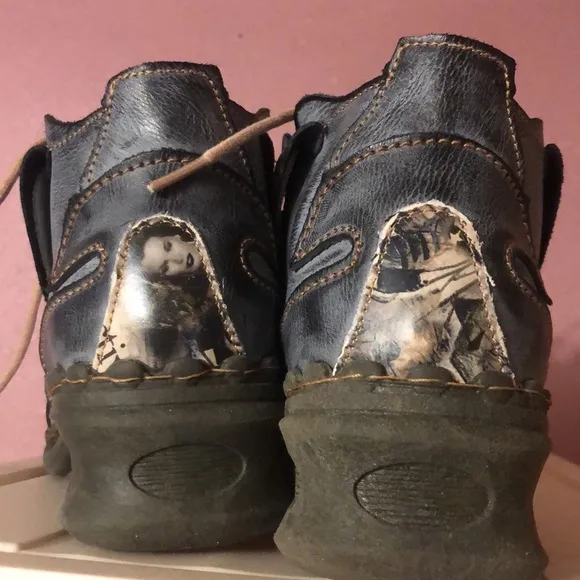 TMA EYES Leather Women's Ankle Boots 10W/42 worn once