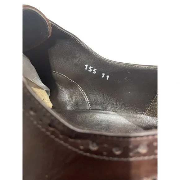 To Boot New York Two Toned Wingtip Brogue Oxford Shoes size 11 Brown Oxblood