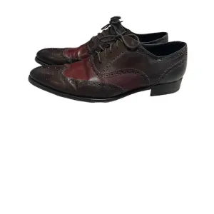 To Boot New York Two Toned Wingtip Brogue Oxford Shoes size 11 Brown Oxblood