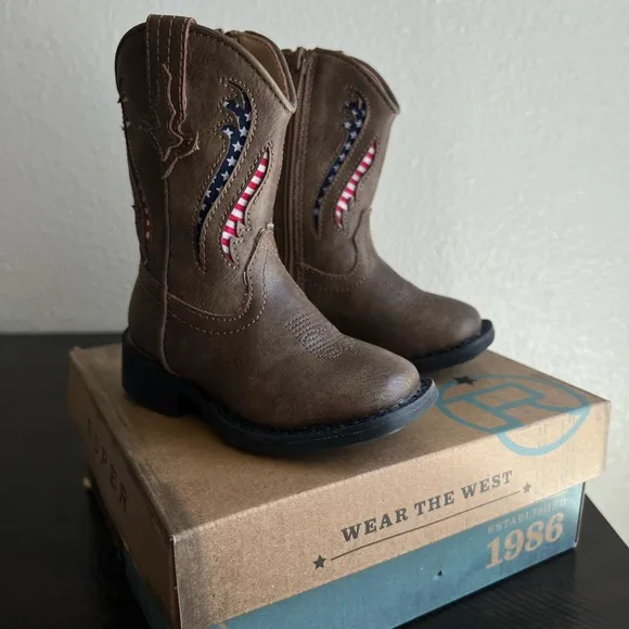 Toddler roper boots size 5C