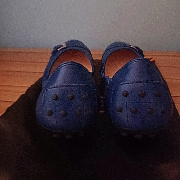 Tod's Ballerina Dee Fibbietta Ballet Flat with Dust Bag Size 7  NWOB