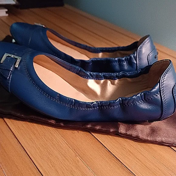 Tod's Ballerina Dee Fibbietta Ballet Flat with Dust Bag Size 7  NWOB