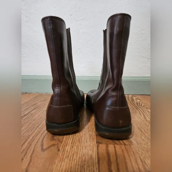 TOD'S Brown Leather Chelsea Boots