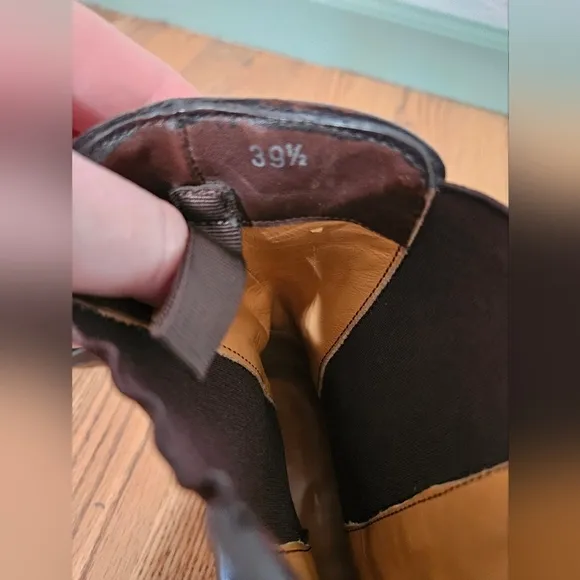 TOD'S Brown Leather Chelsea Boots