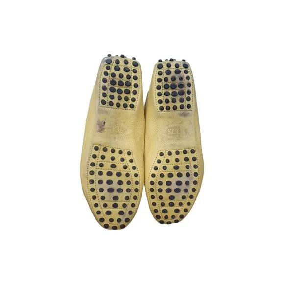 Tod's Yellow Driving Moccasins  Size EU 37 /6.5
