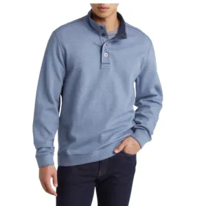 TOMMY BAHAMA  Flipfield Snap Mock Reversible Pullover‎ | Blue | See Measurements