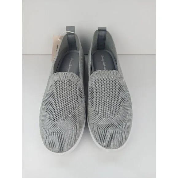 Tommy Bahama Gray Knit Sunset Slip On Casual Shoes Women’s Size 9.5 Memory Foam