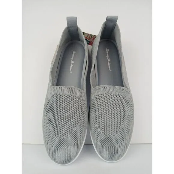 Tommy Bahama Gray Knit Sunset Slip On Casual Shoes Women’s Size 9.5 Memory Foam