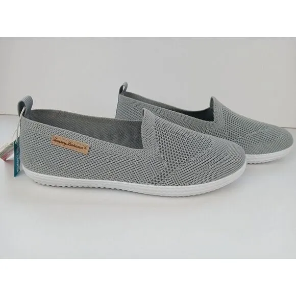 Tommy Bahama Gray Knit Sunset Slip On Casual Shoes Women’s Size 9.5 Memory Foam