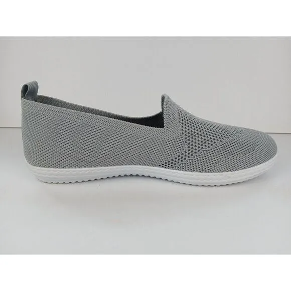 Tommy Bahama Gray Knit Sunset Slip On Casual Shoes Women’s Size 9.5 Memory Foam