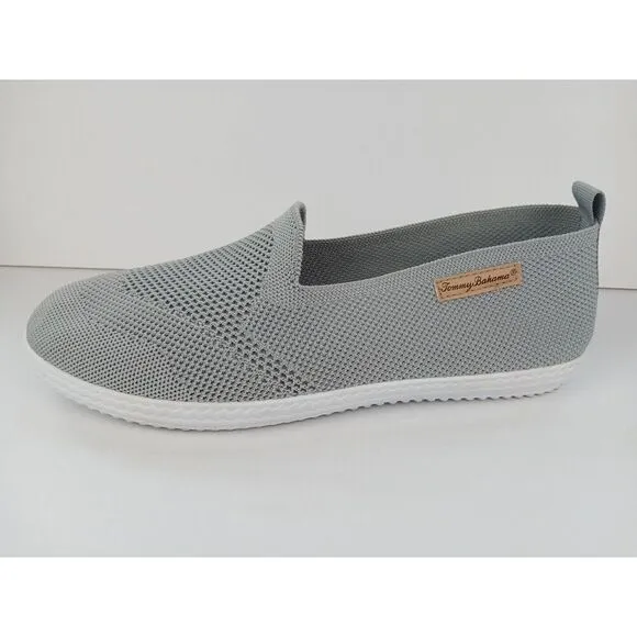 Tommy Bahama Gray Knit Sunset Slip On Casual Shoes Women’s Size 9.5 Memory Foam
