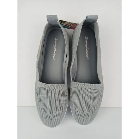 Tommy Bahama Gray Knit Sunset Slip On Casual Shoes Women’s Size 9.5 Memory Foam