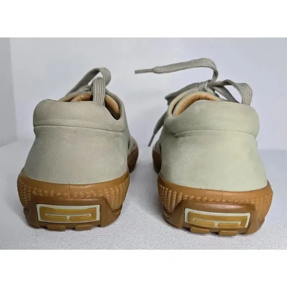 Tommy Bahama Men's Lace Up Shoes Rare Quervo Gold Mushroom Nubuck Leather 8