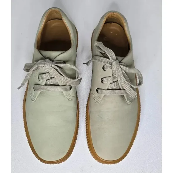 Tommy Bahama Men's Lace Up Shoes Rare Quervo Gold Mushroom Nubuck Leather 8