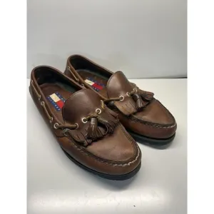 Tommy Hilfiger Vintage Brown Slip-On Tassel Casual Moc Loafers shoes Men's 10M
