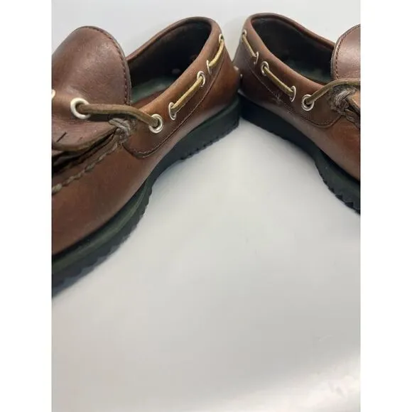 Tommy Hilfiger Vintage Brown Slip-On Tassel Casual Moc Loafers shoes Men's 10M
