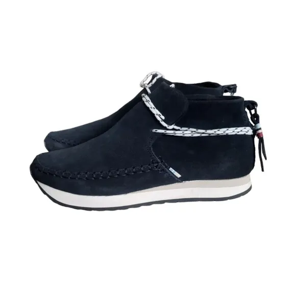 TOMS Rio High Top  Women's Size 7 Black Suede Sneakers Casual Shoes 10012378 NEW