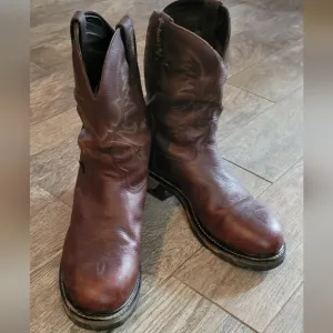 Tony Lama Henrick TLX Work Boots Leather Steel Toe Waterproof TW1009 Farm