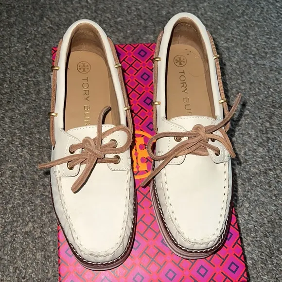 Tory Burch Boat Shoe. 6