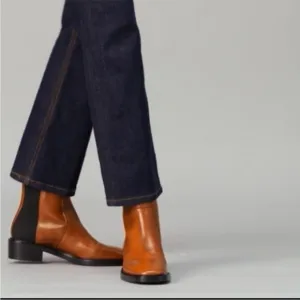 Tory Burch Chelsea Boots Bonnie Brown in Light Brown Leather