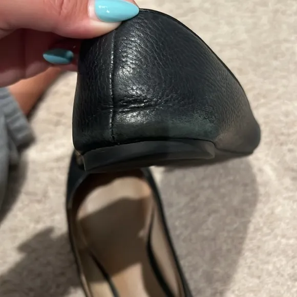 TORY BURCH CLAIRE CAP-TOE BALLET FLAT