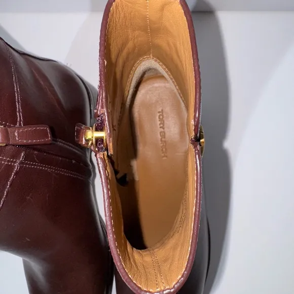 Tory Burch Evelyn Flat Logo Boots
