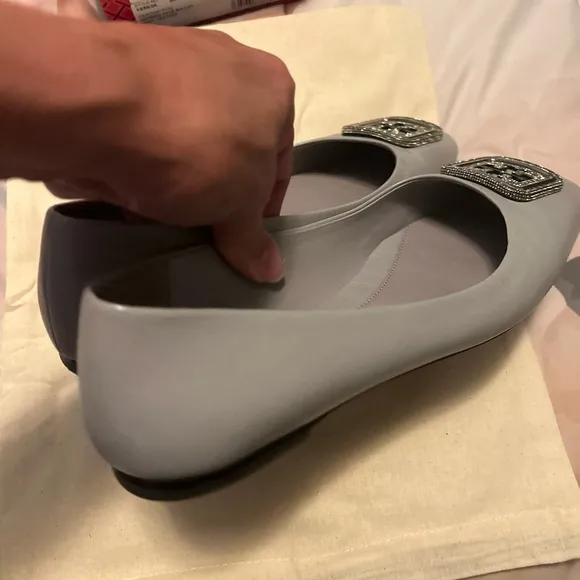 TORY BURCH GEORGIA PAVE ballet flat.