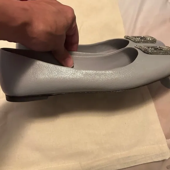TORY BURCH GEORGIA PAVE ballet flat.