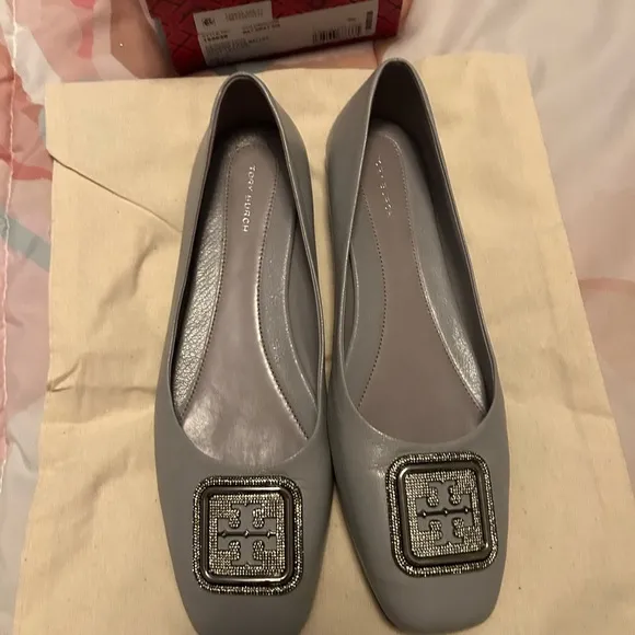 TORY BURCH GEORGIA PAVE ballet flat.