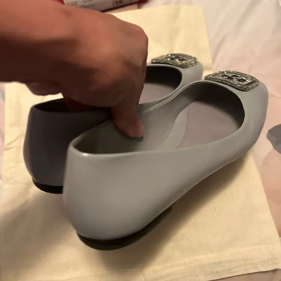 TORY BURCH GEORGIA PAVE ballet flat.