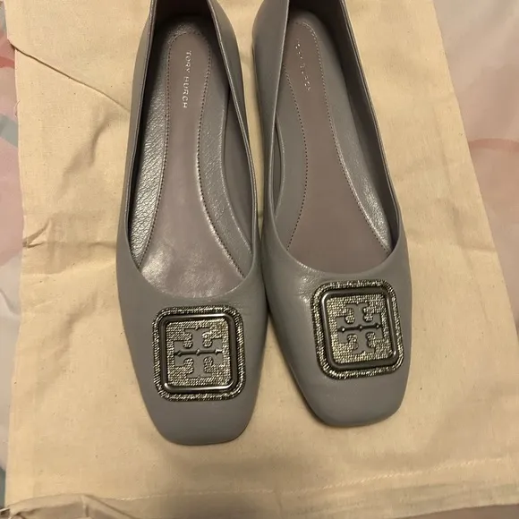 TORY BURCH GEORGIA PAVE ballet flat.