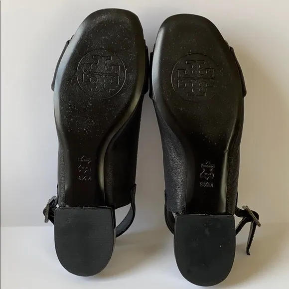 Tory Burch Jillian-Landed Capra Slingback Sandal