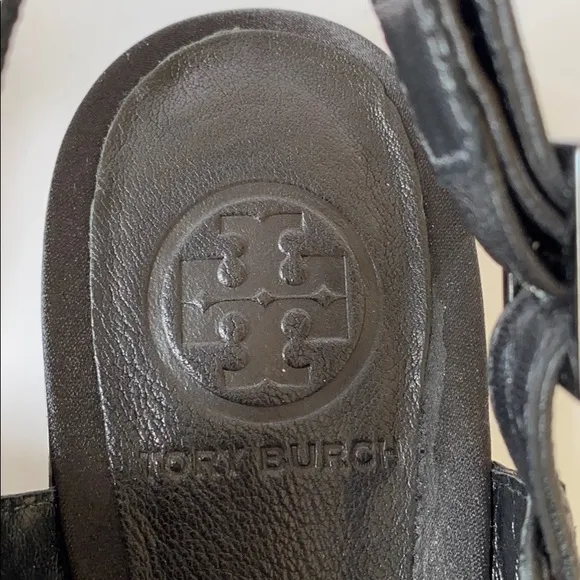 Tory Burch Jillian-Landed Capra Slingback Sandal