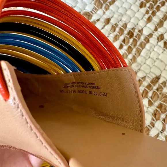 TORY BURCH Multicolor Sienna Flat Slide Sandal/Mule
