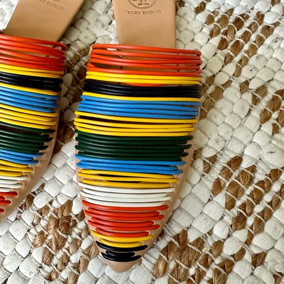 TORY BURCH Multicolor Sienna Flat Slide Sandal/Mule