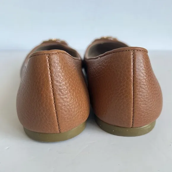 Tory Burch women’s Claire Ballet Flat shoes Tumbled Leather size 7M
