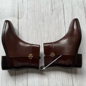 Tory Burch Women's Everly Flat Leather Ankle Boots Size 5