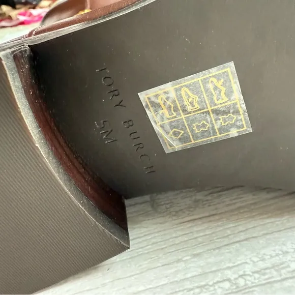 Tory Burch Women's Everly Flat Leather Ankle Boots Size 5
