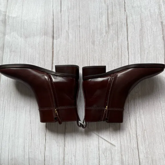 Tory Burch Women's Everly Flat Leather Ankle Boots Size 5