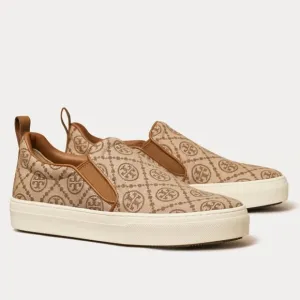 Tory T Monogram Slip on Sneaker
