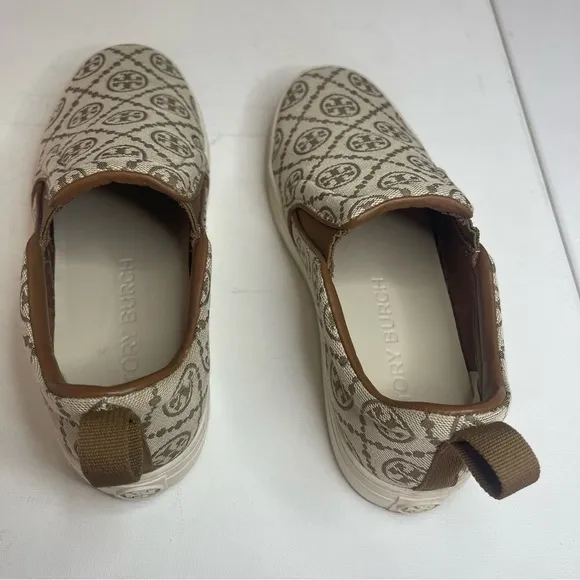 Tory T Monogram Slip on Sneaker