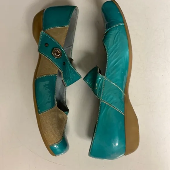 TOUR EN VILLE Geale Patent Leather Flat Shoes Sz 7