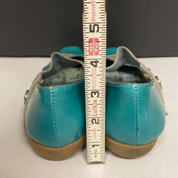 TOUR EN VILLE Geale Patent Leather Flat Shoes Sz 7
